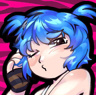 A drawing of Lydian’s Fursona